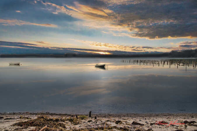 Aften motiv ved Stranden